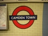Underground Schild von Camden Town